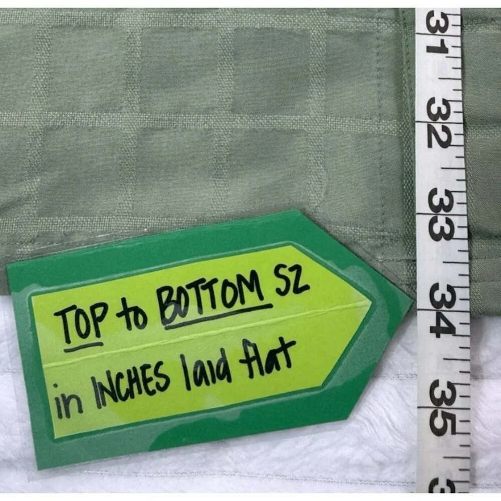 The Foundry Supply Short Sleeve Button Up Green Men's XLT - Picture 7 of 13